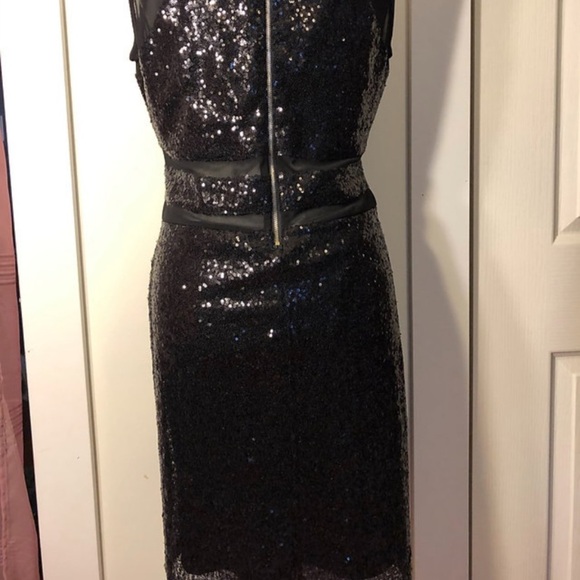 LUNA Black Sequin Dress - Picture 8 of 9